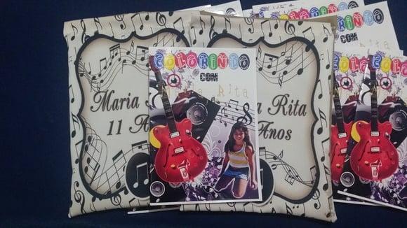 Kit Mochilas e Revistas Colorir Musica