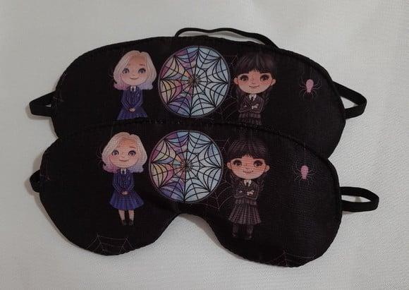 Máscara de Dormir Wandinha Lembrancinha de Aniversário