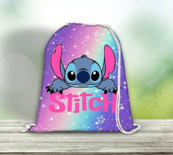 Mochila Mochilinha Sacola de Costa Stitch