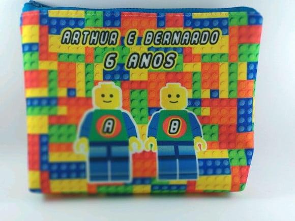 Mochila peças lego