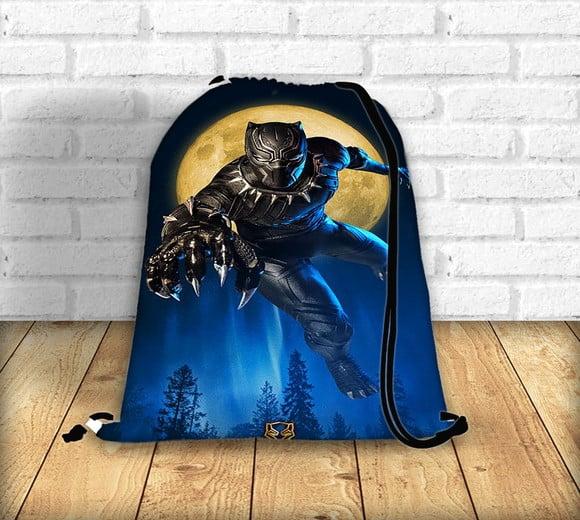 Mochila Saco - Pantera Negra