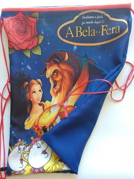Mochilas 30x40 Personalizadas Bela e a F