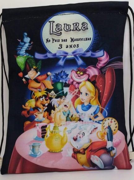 Mochilas Alice no pais das Maravilhas