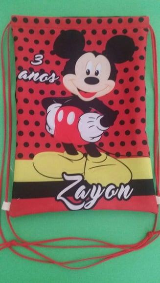 Mochilas Mickey Fundo preto
