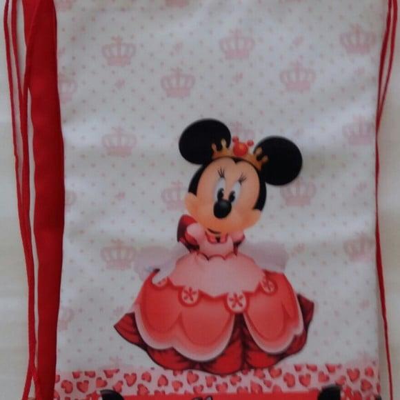 Mochilas Minnie Rosa Realeza