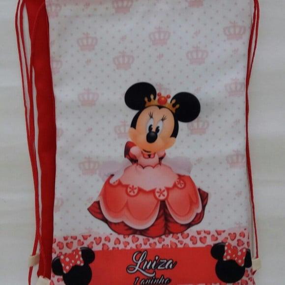Mochilas Minnie Rosa Realeza