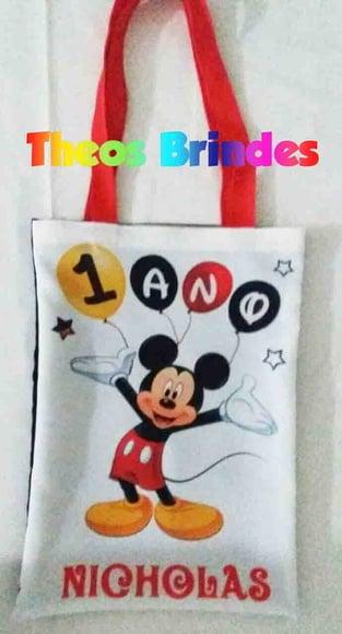 Mochilas ou Sacolas Mickey Festa