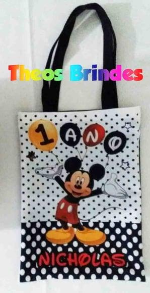 Mochilas ou Sacolas Mickey Festa 2
