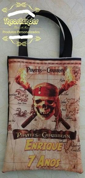 Mochilas ou Sacolas Piratas do Caribe