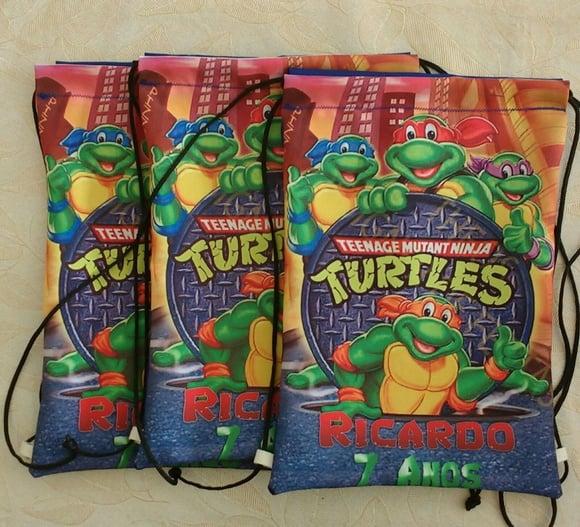 Mochilas ou Sacolas Tartaruga Ninjas