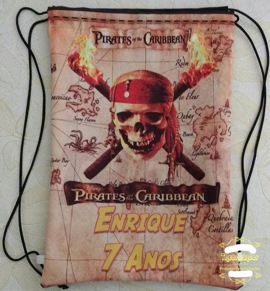 Mochilas ou Sacolas Piratas do Caribe