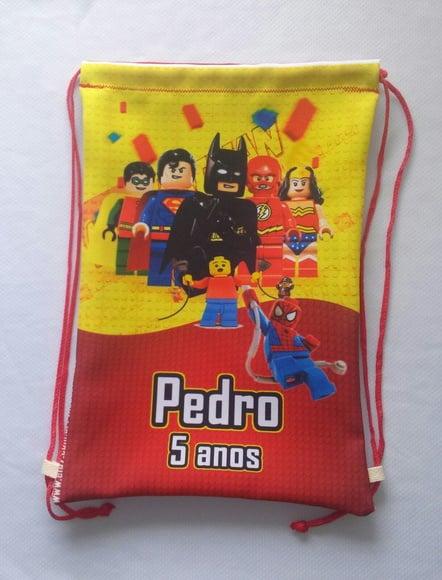 Mochilas ou Sacolas Tema Lego