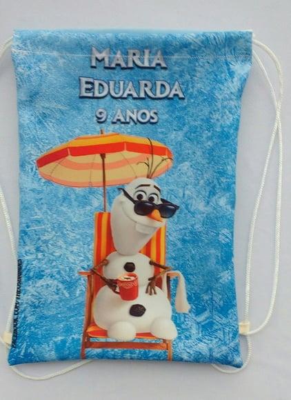 Mochilas ou Sacolas tema Frozen