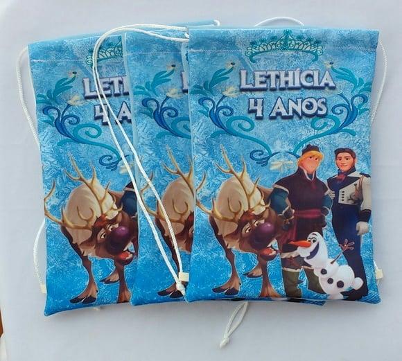 Mochilas ou Sacolas tema Frozen