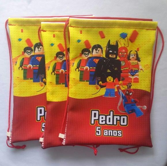 Mochilas ou Sacolas Tema Lego