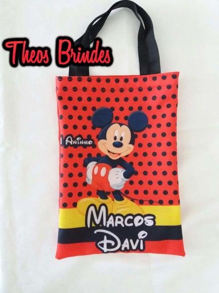Mochilas ou Sacolas Tema Mickey