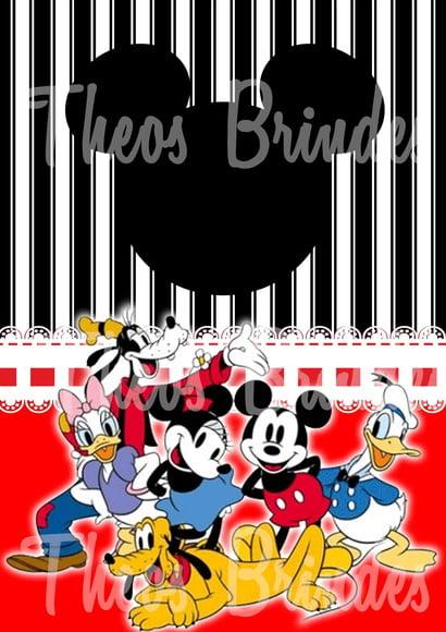 Mochilas ou Sacolas Tema Mickey 5