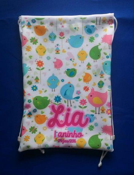 Mochilas ou Sacolas Tema passaros