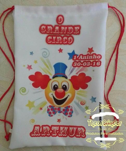 Mochilas Personalizadas - Tema Circo