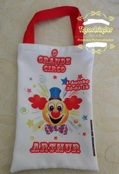Mochilas Personalizadas - Tema Circo