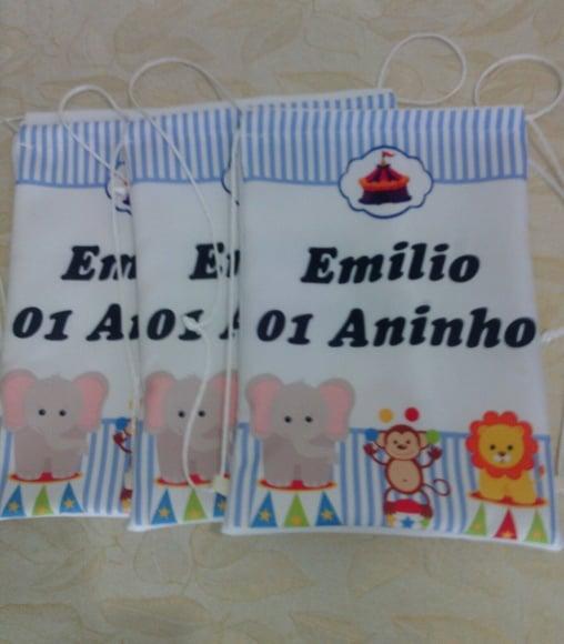 Mochilas Personalizadas - Tema Circo