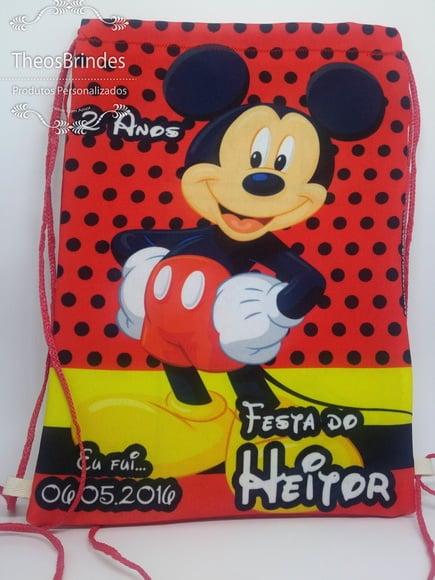 Mochilas Personalizadas - Tema Mickey