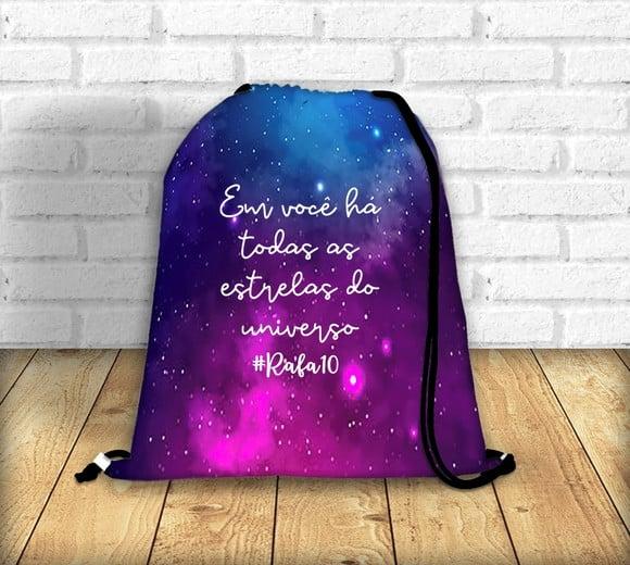 Mochilas Saco Galáxia
