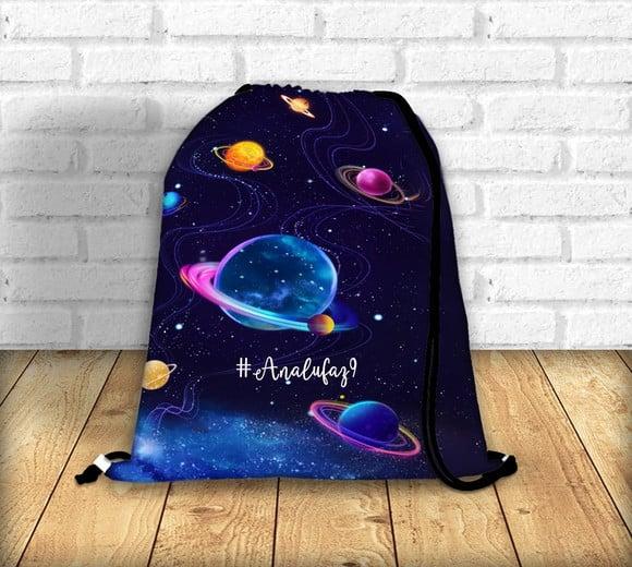 Mochilas Saco Galaxia Planeta