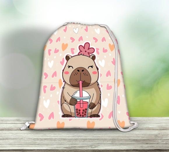 Mochilas Saco Tema Capivara