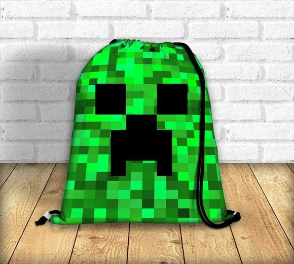 Mochilas Saco Tema Minecraft