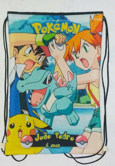 Mochilinha Personalizada Pokemon Picachu