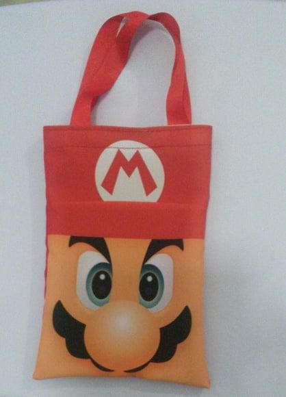 mochilinhas ou sacolas Mario Bros