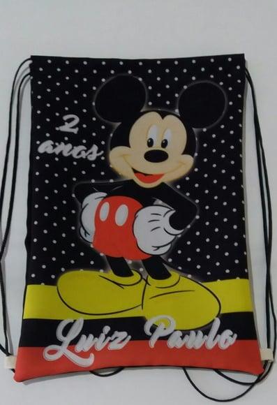 Mochilinhas do Mickey pretas