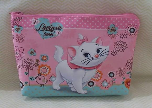 NECESSAIRE - Gatinha Marie - NOME INDIVIDUAL - DIFERENTE