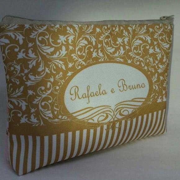 Nécessaire Casamento Dourado