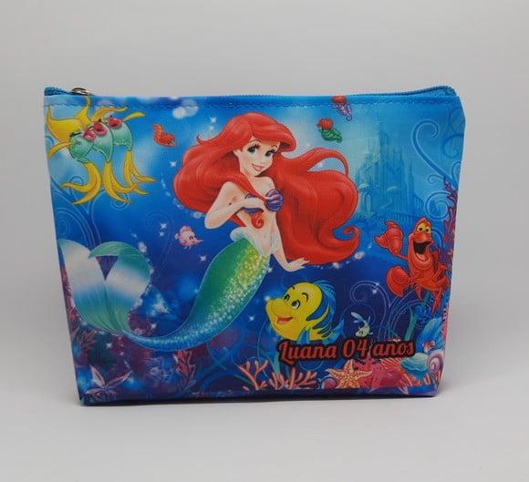 Nécessaire Lembrancinha Pequena Sereia Ariel Aniversário