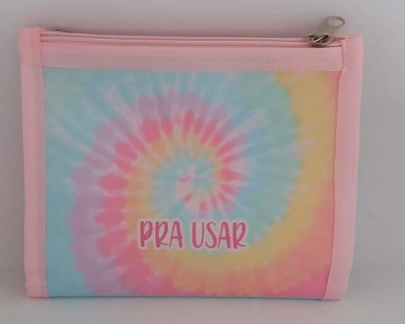 PORTA MÁSCARA LIMPAS E SUJAS tie dye