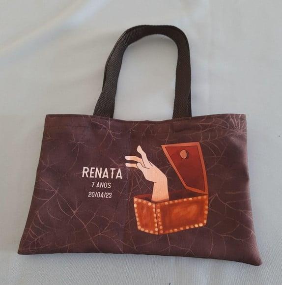 Sacola Ecobag Lembrancinha - Wandinha Aniversario