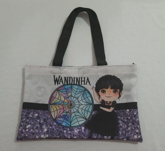 Sacola Ecobag Lembrancinha - Wandinha Aniversario