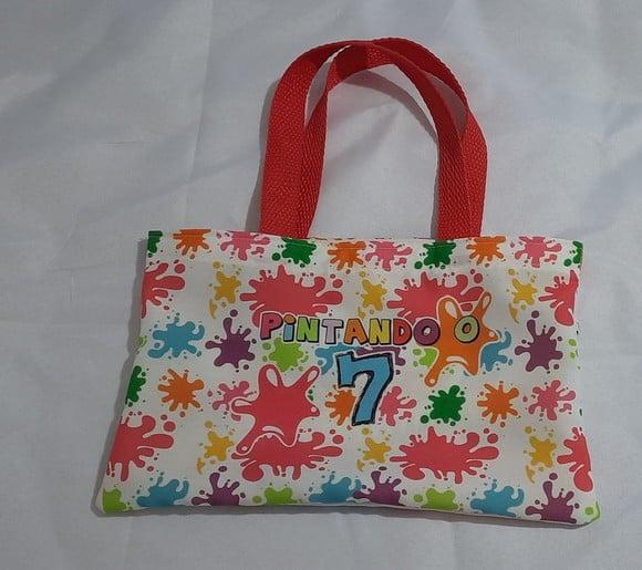 Sacola Ecobag Personalizada - Tema Pintando o Sete