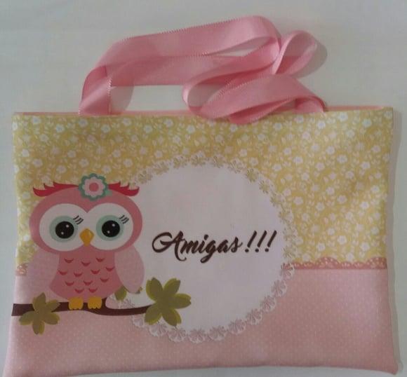 Sacolas 30x20 Tema Coruja