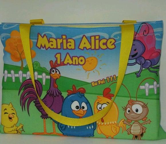 Sacolas G alinha Pi ntadinha