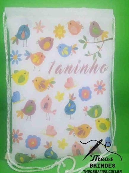 Sacolas Jardim dos Passarinhos