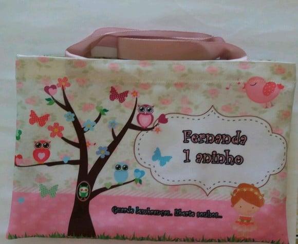 Sacolas personalizada Jardim Encantado