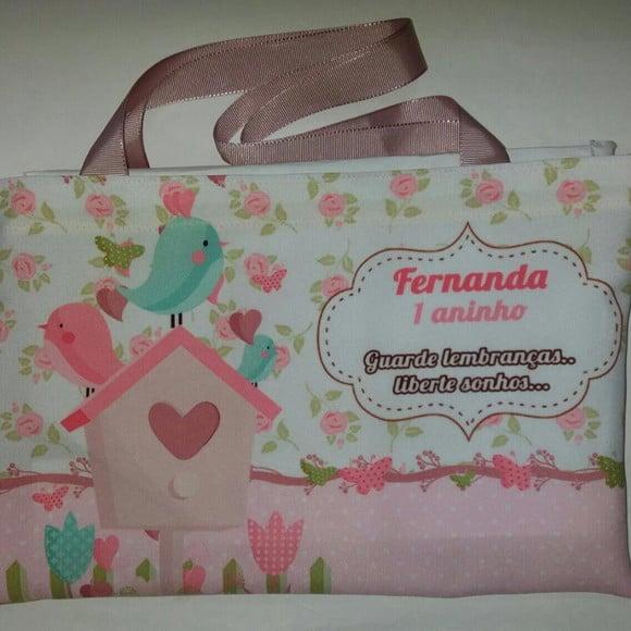 Sacolas Personalizado Jardim Encantado
