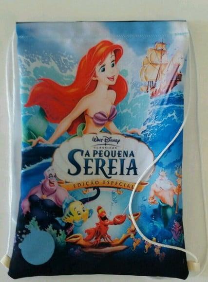 Sacolas Príncesa Ariel ( Linguado )