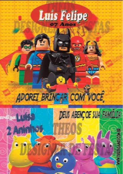 Saquinhos Perosnalizados Lego Marvel