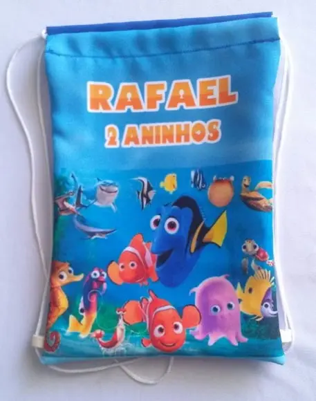 10 mochilas ou sacolas Nemo