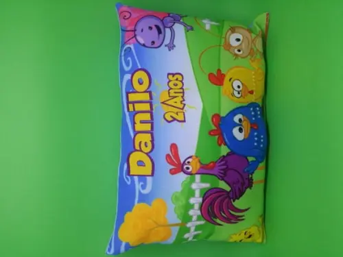 Almofadas 20X15Tema Galinha Pintadinha
