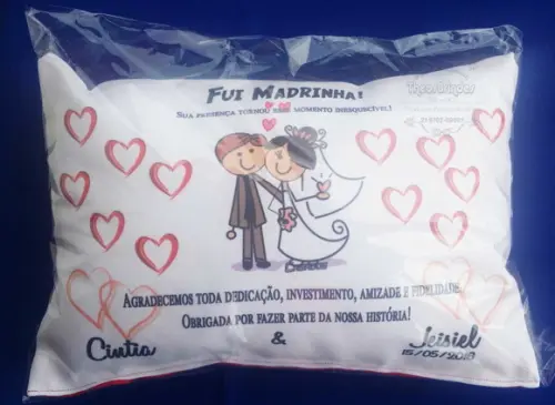 Almofadas 20X30 Tema CASAMENTO